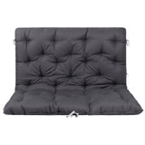 Homecall Pallet Cushion Bench Cushion with Low Backrest - Hollywood Swing, Euro Pallet Seat Cushion, Garden Bench, Double-Sided,For Balcony & Garden & Pallets (120 x 140 cm)