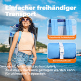 Homecall Beach Chair Foldable Lightweight Folding Chair Beach 5-Level Adjustable Backrest - Beach Chair Beach Chairs Foldable up to 136 kg for Beach, Outdoors