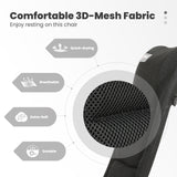 Homecall Folding Camping Chair, 150 kg Load Capacity, Foldable Garden Chair, High Backrest - Balcony Chair, Fishing Chair, Patio Chair, 5-Position Adjustable Backrest with Armrests for Camping, Garden, Balcony (2pcs)